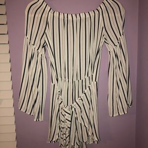 Black & White Romper